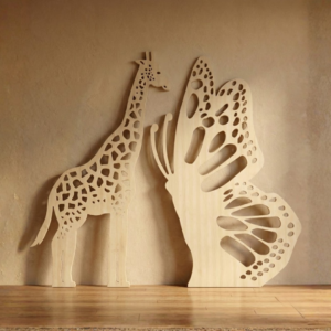 Giraffe + Butterfly