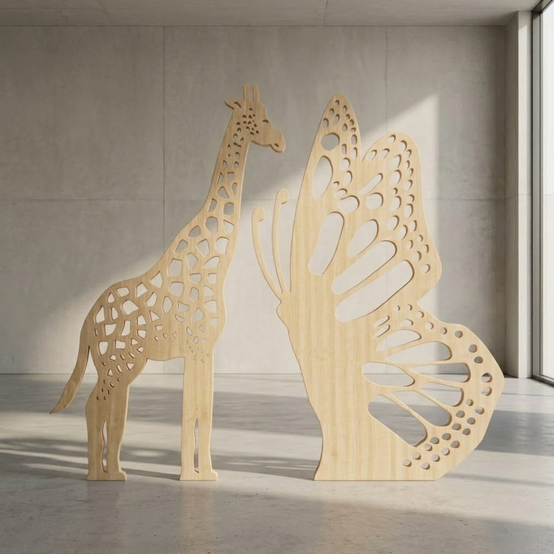 Giraffe + Butterfly - Image 2