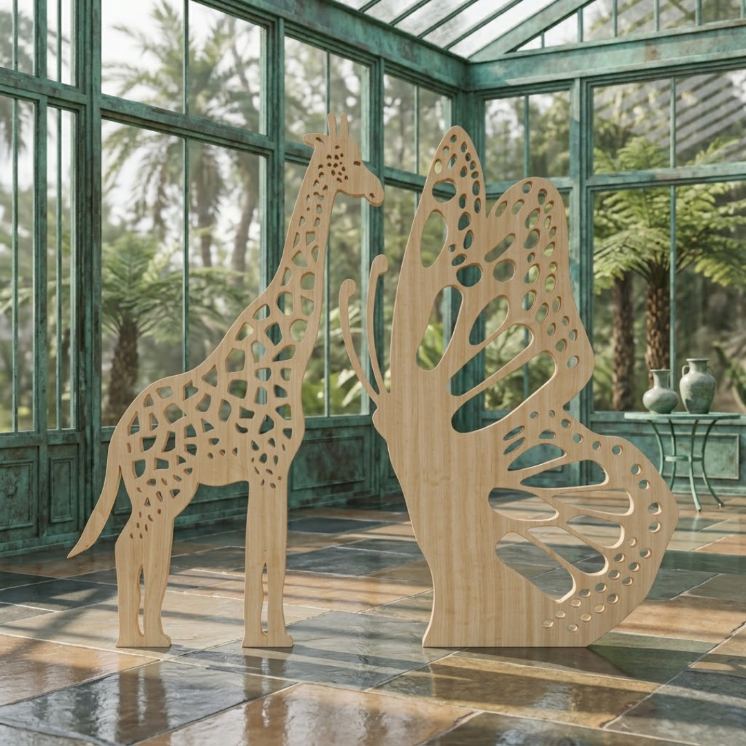 Giraffe + Butterfly - Image 4