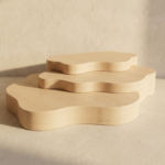 3d Wavy Podium