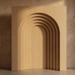 3d Square Step Arch 1