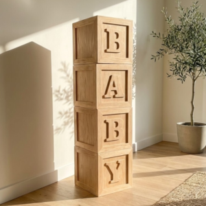 Wooden BABY Letter Boxes