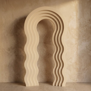 2.5D Wavy Layered Arch