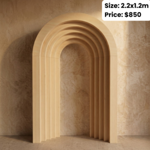 3d Rainbow Step Arch 2.2x1.2m