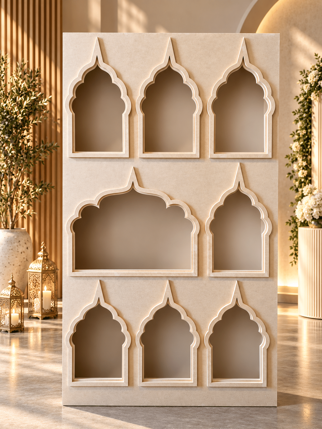 3D Moroccan Arch Backdrop Wall - Image 3
