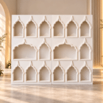 3D Moroccan Arch Backdrop Wall