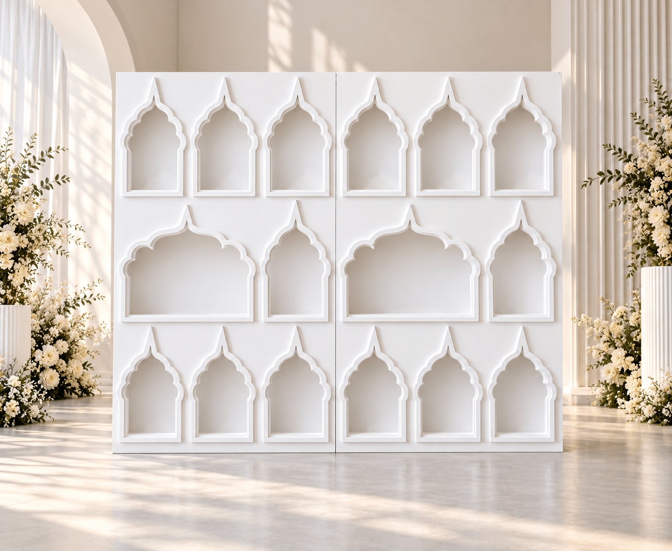 3D Moroccan Arch Backdrop Wall - Image 2
