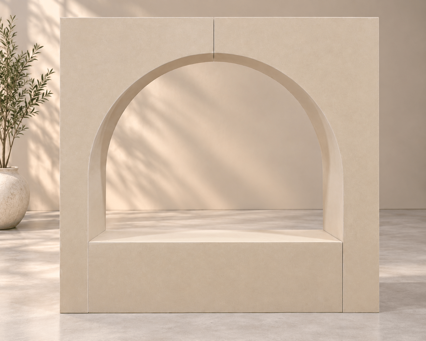 Half Round Arch Alcove with Base - Image 2