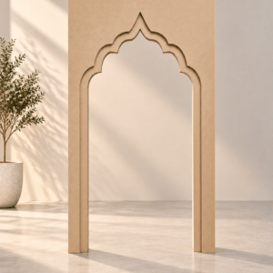 3D Islamic Mehrab Arch Backdrop