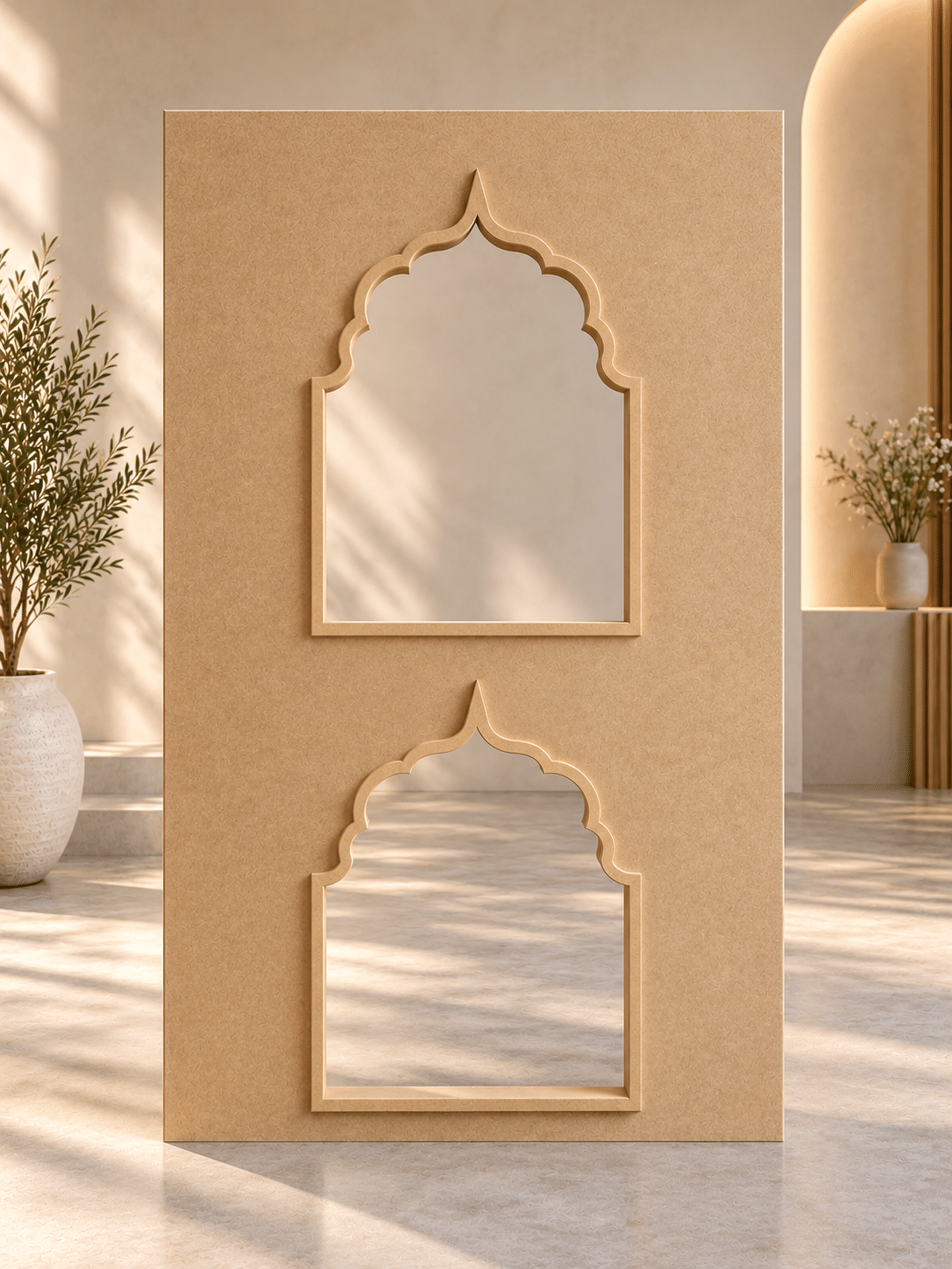 Double Moorish Arch Cutout Panel - Image 3