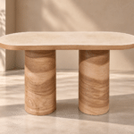 Oval Pedestal Table