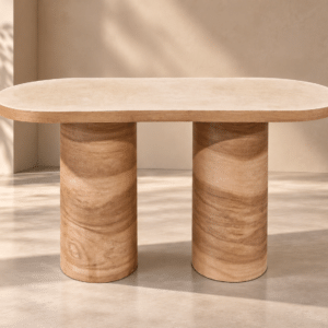 Oval Pedestal Table