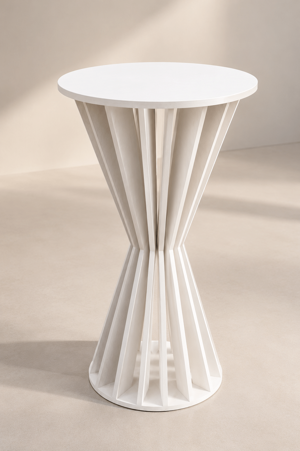 Geometric Hourglass Cocktail Table - Image 2