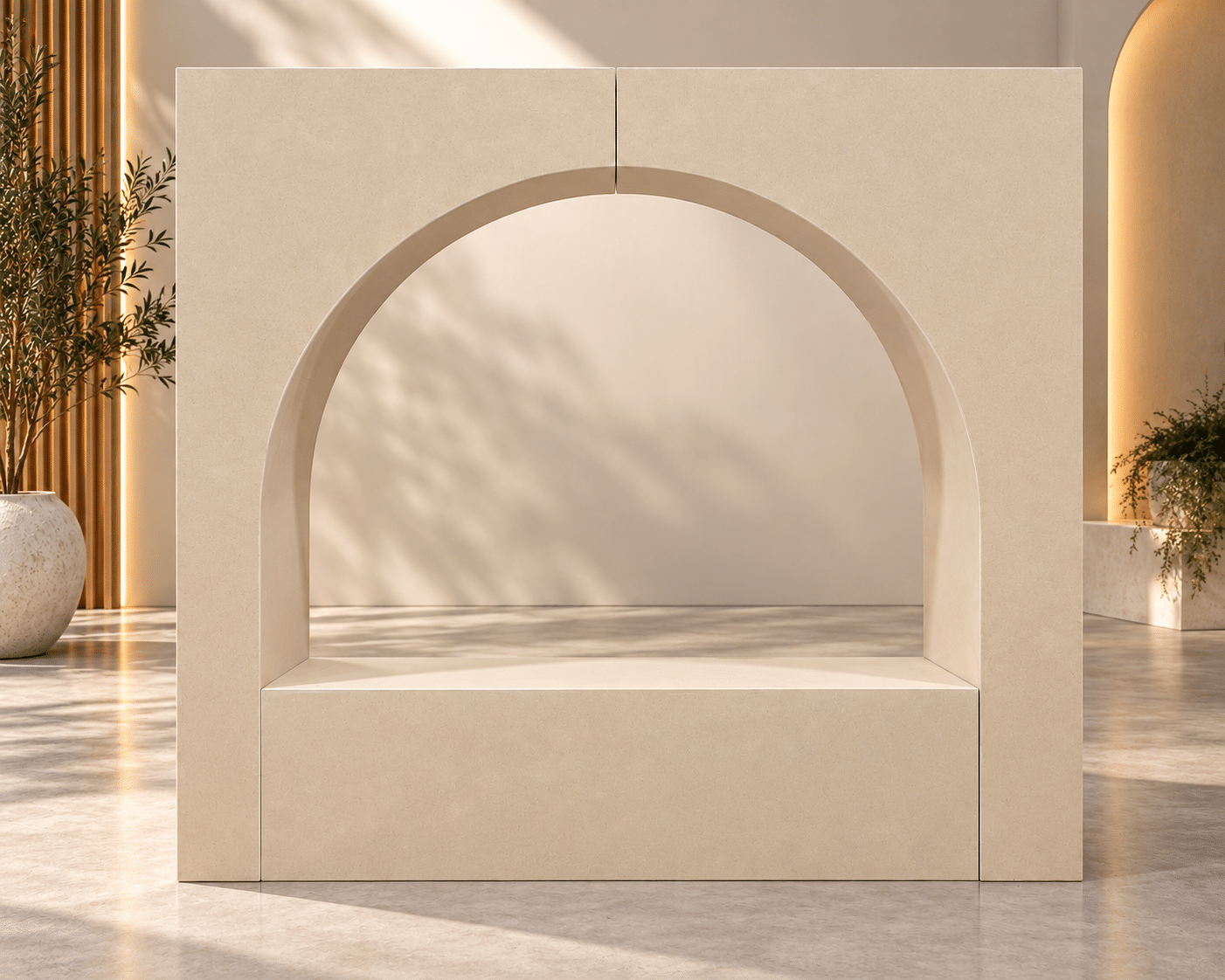 Half Round Arch Alcove with Base - Image 4