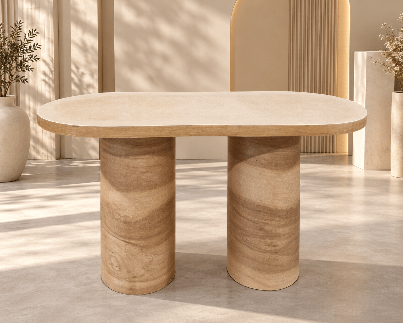 Oval Pedestal Table - Image 2